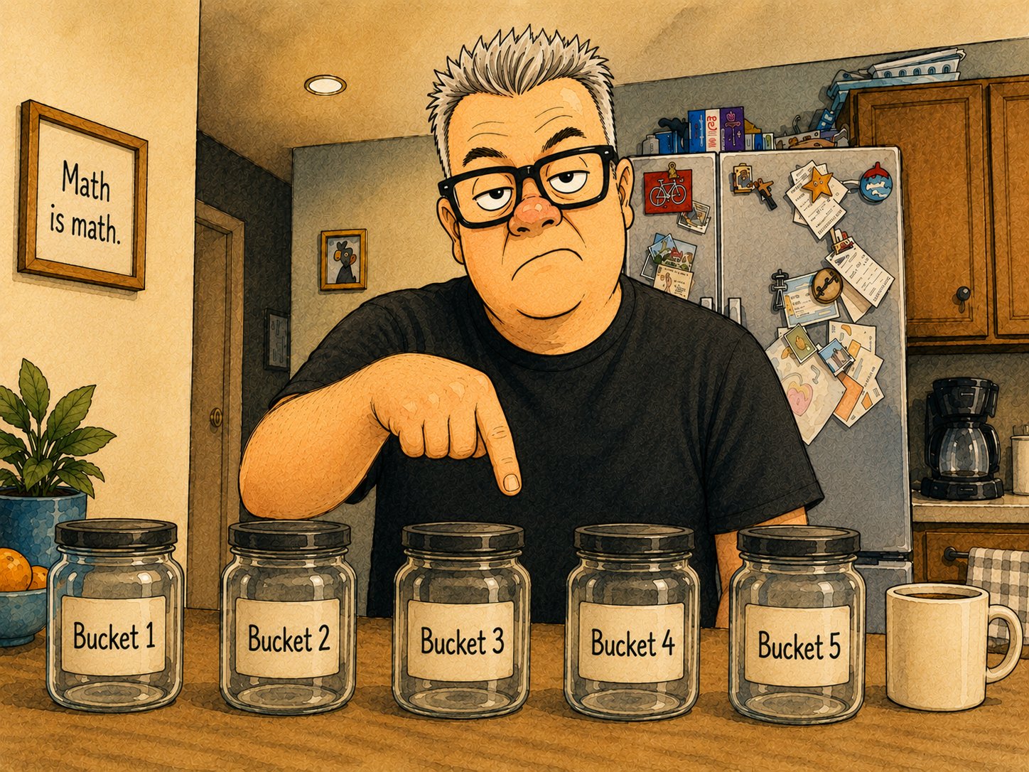 Gus and the five jars