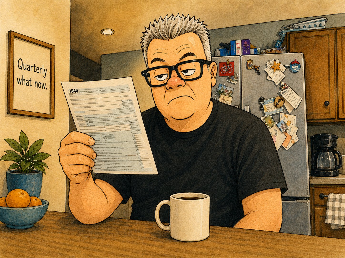 Gus and the tax form